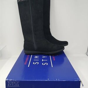 Sears Simply Styled Women's Black Boots